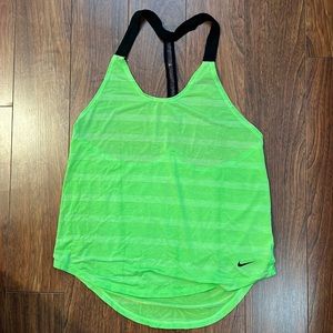 GREEN NIKE TANK TOP SIZE SMALL